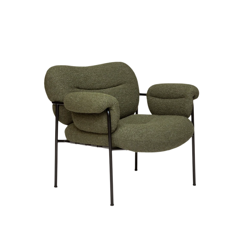 Fåtölj Bollo mörkgrön