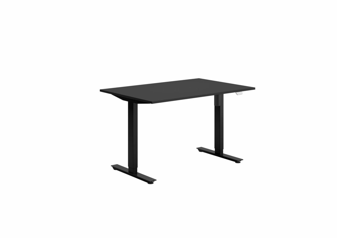 Skrivbord 120 X 80 Svart Skrivbord 120 X 80 Svart